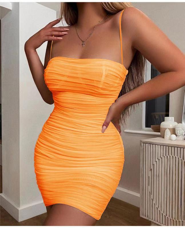 Sommerkleid mit Spaghettiträgern – Sexy Partykleid für Damen